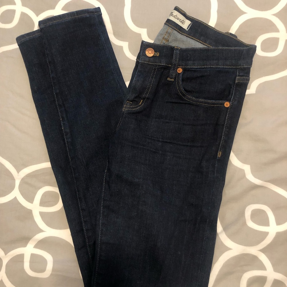 Madewell jeans 8” skinnies, size 26